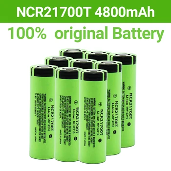 100%/Оригинална литиево-йонна Акумулаторна Батерия 21700 NCR21700T 4800mAh 3,7 V 40A С висок разряд Литиево-йонна Батерия с висок разход