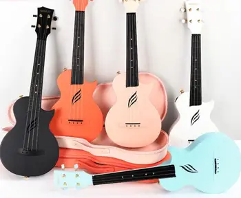 1бр 23-инчов мъжки и дамски ukulele от въглеродни влакна, музикален инструмент, малка китара за начинаещи, детски струнен музикален инструмент, подарък