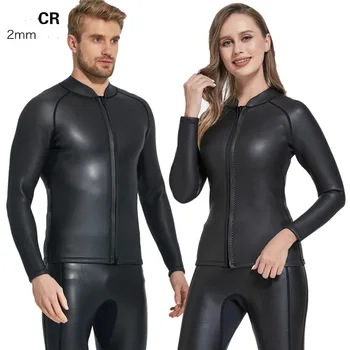 2 CR мм неопрен с дълъг ръкав за гмуркане, запазва топлината, костюми, палта, панталони за плуване, за подводен риболов, подводен лов, яке за гмуркане, панталони