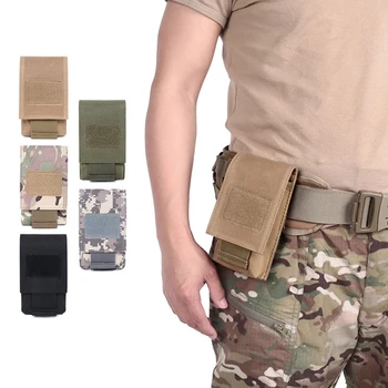 5.5-инчов тактически калъф за мобилен телефон Molle, поясная кобур за телефон, военна поясная чанта, калъф за мобилен телефон, за лов на открито, за джогинг
