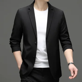 6473-Пролет-есен нов малък костюм мъжки корейската версия приталенного костюм мъжки младежки сако голям размер бизнес тренд
