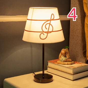 CHA32101 Проста модерна настолна лампа, малка странична масичка, домашна атмосфера, текстилен топла светлина, малка нощна светлина