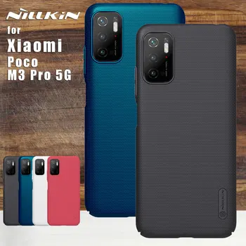 Nillkin за Xiaomi Poco M3 Pro 5G Калъф от Матирана Делото 360 пълно Покритие Защитен Калъф за Xiaomi Poco M3 Pro 5G