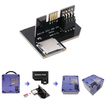 SD2SP2 TF/SD SP2 Адаптер за Зареждане на SDL Micro SD Карта, TF Card Reader Адаптер за Карта с Памет за Nintendo Gamecube NGC NTSC Сериен Порт 2
