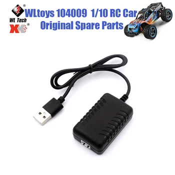 WLtoys 104009 1/10 RC Кола Оригинални Резервни Части 144001 124019 124017 016 USB-1-1374 Оригинално Зарядно устройство