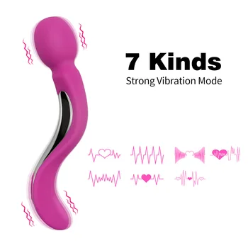 Вибратор G Spot с USB зареждане, вибратор с честота превъртане, силикон водоустойчив женски масажор за вагината и клитора, секс-играчки, стоки за възрастни