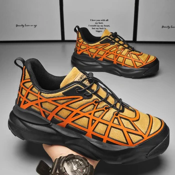 Висококачествени мъжки обувки, дишаща маратонки за бягане, мъжки обувки, новост 2023, модерни спортни и ежедневни окото лека обувки