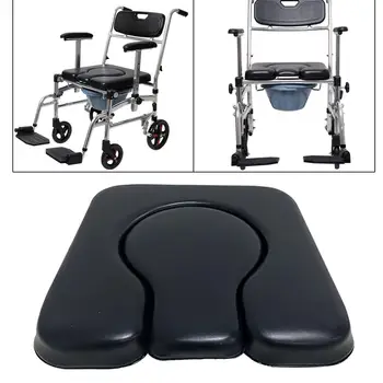 Възглавница за седалка от PVC, подвижна мека възглавница за тоалетна за инвалидни колички