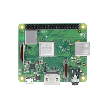 За 3A + BCM2837B0 512 MB SDRAM WiFi + BT Такса развитие програмиране на Python + Калъф + Радиатор + Комплект за хранене US Plug