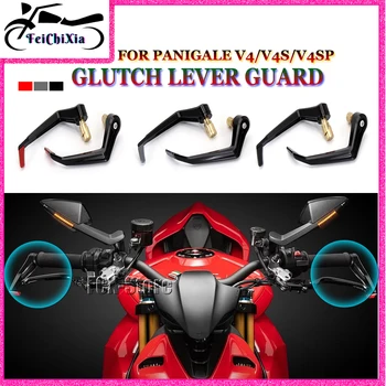 За Ducati Panigale S V4 SP PANIGALE V4SP V4S Защита на Кормилото на Мотоциклета Бар Мед Алуминий Спирачния Лост на Съединителя Защитно покритие