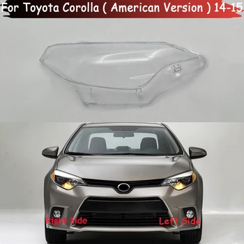 Калъф за Автолампы Toyota Corolla (Американската версия) 2014 2015 Покриване на Фаровете на Автомобила Лампа на Капака Лампи, Шапки Корпус фарове