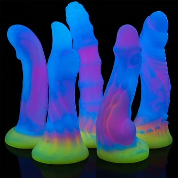 Мек светлинен чудовище Анален вибратор от Секс играчки за мастурбация ануса или стимулатор на простатата силикон за жени, мъже стоки за възрастни