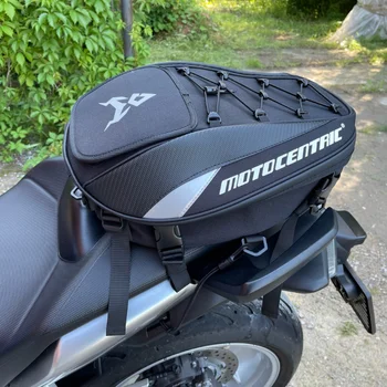 Мотоцентрический водоустойчив мотоциклет раница, байкерская чанта на задната седалка, голям капацитет, чанта за опашката на мотора, раница за пътуване, оригинален