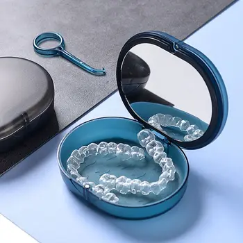 Огледален инструмент, за да се грижи за зъбите си, кутия за съхранение на зъбни протези, ортодонтический хонорар, кутия за вставных на зъбите, скоби за зъби, кутия