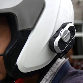 Переговорное устройство Easy Rider Vimoto V6, мотоциклет шлем, стерео слушалки за мобилен телефон, безжична съвместимост с GPS 2 радиостанции