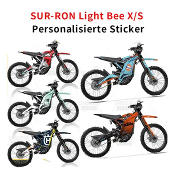 Подходящ за етикети SURRON Етикети Sur-ron Персонализирани потребителски етикети Щампи модифицирани етикети за скутери Водоустойчив детайли
