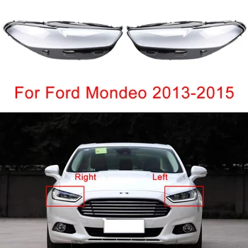 Стъклото На Фаровете На Автомобила За Ford Mondeo 2013-2015 Прозрачен Капак Фарове Замени Оригинална Лампа Лампа Лампа Прозрачни Лещи