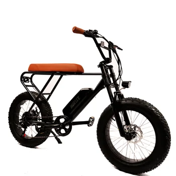 Хърли M20X САЩ Склад, Запас от Мазнини Electirc Велосипед Ebike 48 500 W Силна Мощност с Кожена Седло