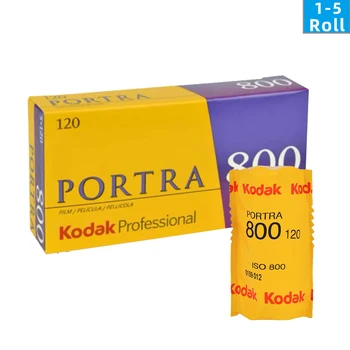 1/3/5 РОЛИ цветен негативен филм на Kodak Professional Portra 800 120 цвята (срок на годност: 2024)