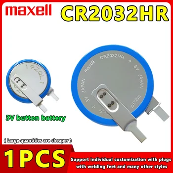 1БР Maxell CR2032HR 3V Произведено в Япония батерията на налягането на гумите, е подходящ за различни типове определяне на налягането в автомобилните гумите