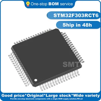 1БР STM32F303RCT6 100% Оригинален чип MCU 32BIT 256KB FLASH 64LQF, Микроконтролери ARM-MCU 32-Битов ARM Cortex M4 72 Mhz 256kB MCU FPU