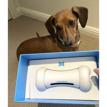 2022New умна играчка за домашни любимци, куче костта, интерактивни емоции, умна играчка за кучета, силиконови колела, използвано ръчно на автоматично управление чрез приложение