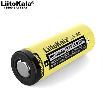 2023 LiitoKala Lii-16C 18500 1600 mah 3,7 На Акумулаторна батерия Акумулаторна литиево-йонна батерия за led фенерче