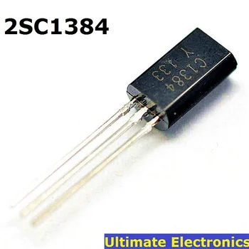 20pcs 2SC1384 NPN транзистор за аудиоприложения 1 W 60 60 В 1A TO-92L C1384