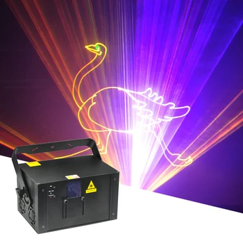 3 W пълноцветен анимационен лазерен лъч DMX512 35Kpps, етап на RGB-модела, лазерен проектор за DJ-дискотеки, партита, коледни бара, сватби