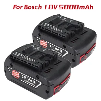 3 Опаковки 18 от 5000 mah Литиево-Йонна Батерия за Преносим Bosch 18 В BAT620 BAT622 BAT609 BAT618 SKC181-202L Безжични електрически инструменти