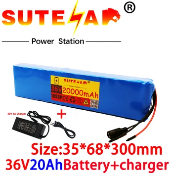 36 В Батерията 10S3P 20Ah 42 В 18650 литиево-йонна батерия за ebike електрически автомобил, мотор скутер с 20A BMS 500 W