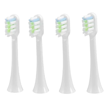 4 бр. сменяеми глави четка за зъби за Xiaomi SOOCAS V1X3/X3U X1/X3/X5 електрически глави четка за зъби бял цвят