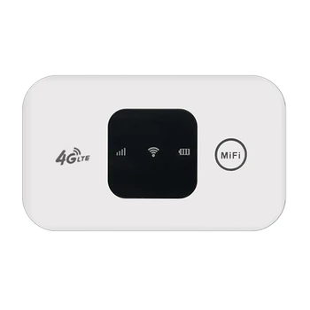 4G Wifi рутер Mifi 150 Mbps Wifi модем Пластмасов поддръжка на 10 потребители със слот за сим карта