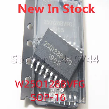 5 бр./lot 100% Качество на W25Q128BVFG 25Q128BVFG 25Q128 W25Q128BVFIG СОП-16 SMD 128 Mb 16 М на чип за памет IC Нов Оригинален В наличност