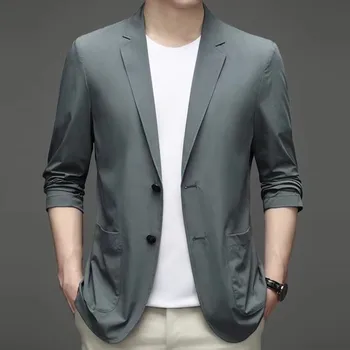 5954-2023 мъжки нова корейска модерно яке за бизнес отдих, луксозен костюм в стил Йинглун