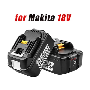 6.0 Ah литиево-йонна акумулаторна батерия за акумулаторни дрелей Makita 18V BL1850 BL1830 BL1860 BL1840 LXT400
