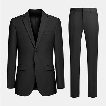 6669-2023 Мъжки костюм, мъжки яке, тънки дрехи за почивка, професионално облекло бизнес формат