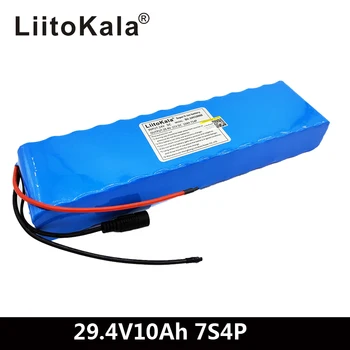 Liitokala DC 24 В 10ah 18650 батерия литиева батерия 29,4 В Електрически велосипед, мотопед/електрическа/акумулаторна литиево-йонна батерия