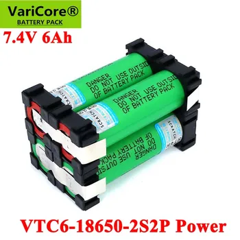 VariCore 5 В/7,4 В 18650 VTC6 2S2P 6000 mah 20 ампера за безжични акумулаторни батерии-отвертки САМ weld акумулаторна батерия