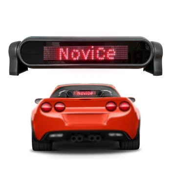 Авто led дисплей 12V Лесен монтаж led знак за Превъртане съобщения дистанционно управление с възможност за програмиране на led екран на дисплея на автомобила с подсветка