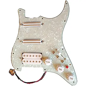 Актуализация на SSH Комплект предварително свързани китара накладки Многофункционален подкранова греда сплит-прекъсвач с мини-звукоснимателями Humbucker Китара аксесоари