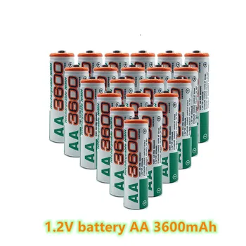 Батерия AA 100% ма, 3600, NiMH, подходящ за часа, мишки, компютър 2, нов, 1,2