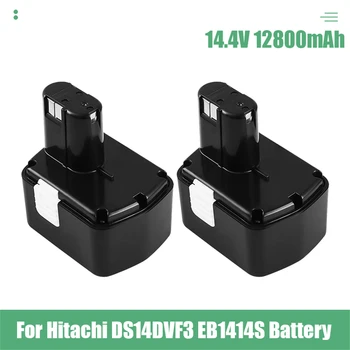 Батерия за инструмент 14,4 v 12800 ма Hitachi Tool Battery Съвместимо устройство BCL1430 CJ14DL DH14DL EBL1430 BCL1 415 NI-CD + Безплатна доставка