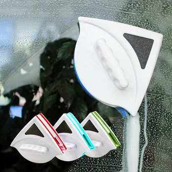 Двустранен магнитен пречистване на прозорци, чистачка, четка за почистване на очила, магнитна четка за въздушна работа, средство за почистване стъклен прозорец