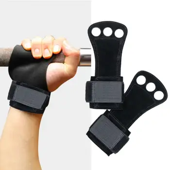 Защита на дланите на Спортни гимнастически скоби за пауэрлифтинга ръчни колани с крепежной лента Гимнастически ръчни дръжки за дланта на ръката си за подобряване на