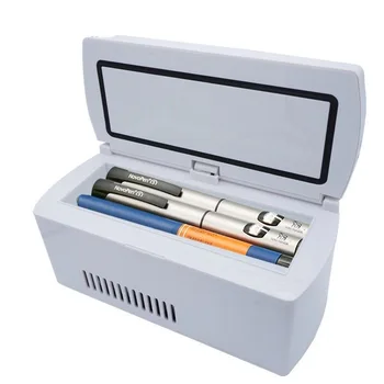 Инсулинова автомобилен хладилник, кутия за съхранение на лекарства, джобно мини-хладилно оборудване, интелигентно зареждане при постоянна температура