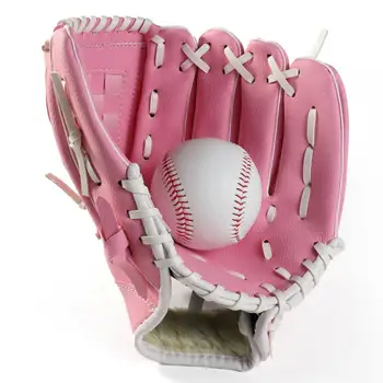 Кожен оборудване за практикуване на софтболом, универсални и бейзболни ръкавици за деца/за възрастни, мъжки и дамски тренировочная бейзболна ръкавица, тапицирана новост
