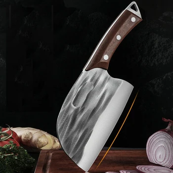 Кухненски нож от неръждаема стомана, домакински чук, изграждане на модели, специален нож на главния готвач, кухненски нож с двойно предназначение за нарязване на