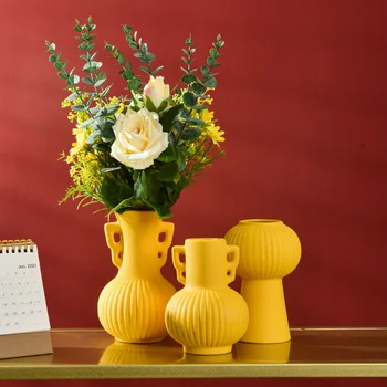 Моранди Nordic Керамична ваза с Украса Креативна Хол маса за Хранене договореност Шкаф Домашна украса от сухи цветя