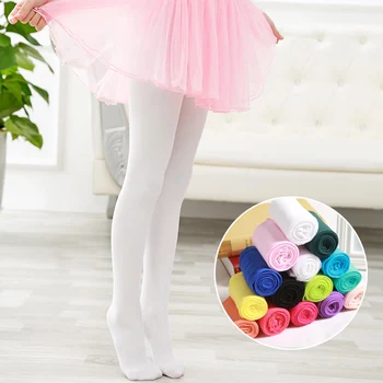 Пролетно-есенен детски чорапогащи ярки цветове за малките момичета, детски сладки кадифе чорапогащници, чорапогащници, чорапи за момичета, танцови чорапогащи